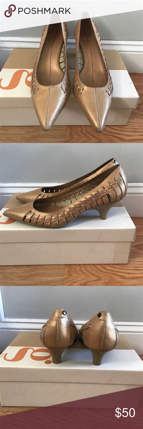 cole haan block heels|cole haan gold kitten heels.